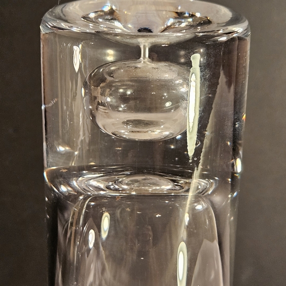Vintage Cristal 1960s Vase Mod. 3586 By T. Wirkkala For Karhula- Iittala, - Picture 5 of 9